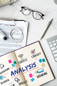 Analysis Business Goal Investment Plan Concept