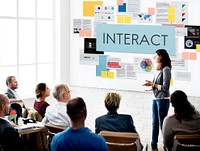 Interact Communication Connection Corporate Concept
