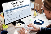 Credit Card Application Form Concept