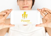 Lighting Thunder Bolt Flash Electric Saving Power Icon Graphic