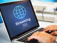 Streaming Data Internet Homepage Links Concept
