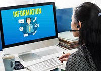 Information Data Content Helpdesk Communication Concept