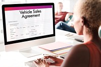 Vehicle Sales Agreement Form Concept