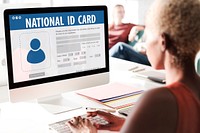 National Identification Card Data Information Citizen Concept