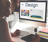 Design Choose Color Palette Graphic Concept