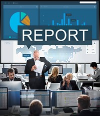 Report Research Resulting Information Graphic Concept