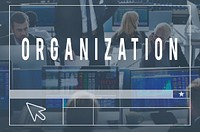 Organization Corporate Management Structure Concept