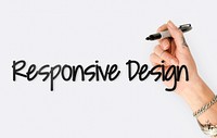 Responsive Web Design Graphic Word