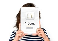 Illustration of personal organizer notes