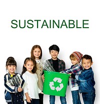 Sustainable Environment Resposibility Recycle Word
