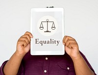 Law Judgement Justice Equality Concept