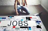 Jobs Careers Employing Hiring Heman Resources Concept