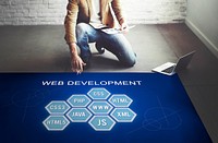 Computer Programming IT Codes Development Concept