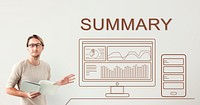 Summary Progress Analytics Computer Concept