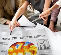 Save Environment Conservation Resources Global Concept