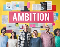 Ambition Action Athletics Business Growth Concept