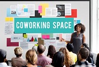 Coworking Space Community Business Start-up Concept