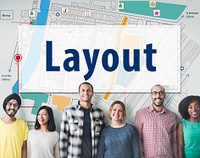 Layout Design City Plan Location Concept