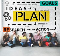 Plan Strategy Ideas Mission Solution Research Action Concept