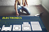 Electronics Capacitor Contemporary Technology Concept