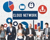 Cloud Network Technology Connection Concept