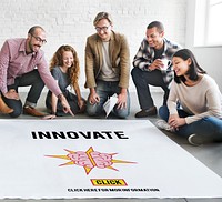 Innovate Create Ideas Aspirations Strategy Concept