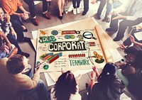 Corporate Business Startup Marketing Concept