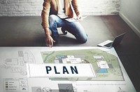 Construction Design Plan Blueprint Planning Concept