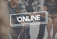 Online Internet Website Connection Shring Social Concept
