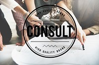 Consult Ask Service Sharing Information Concept
