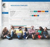 Creative Sample Website Design Template Concept