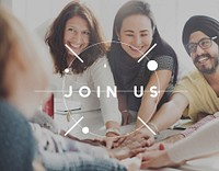 Join Us Membership Recruit Register Concept