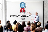 Extended Warranty Guaranteed Quality Safety Service Concept