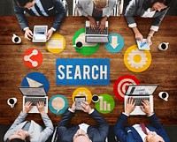 Seo Search Engine Optimization Searching Concept