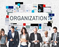 Organization Collaboration Company Group Team Concept