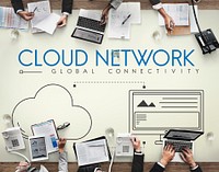 Cloud Network Global Connectivity Share Concept