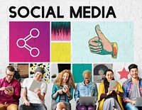 Social Media Community Connection Information Concept