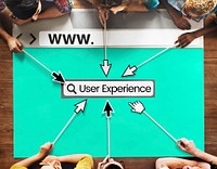 User Experience UX Design Graphic Word