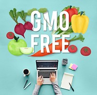 GMO Free Genetically Modified Organism Healthy Concept