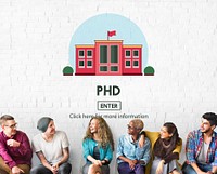 PHD Doctor of Philosophy Knowledge Education Concept