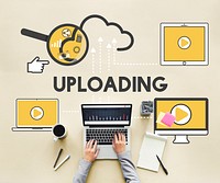Upload Uploading Storage Cloud Devices Concept