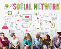 Social Network Internet Media Technology Internet Concept