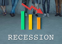 Finance Economic Recession Analysis Concept