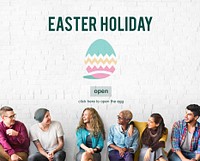 Easter Holiday Celebration Webpage Concept