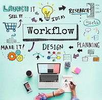 Method Strategy Business Workflow Progress Concept