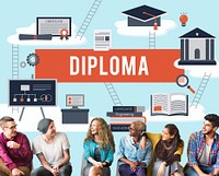 Diploma College Degree Certificate Intelligence Concept