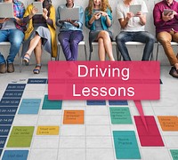 Driving Lessons Test Examination License Teaching Concept