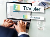 Transfer Information Internet Graph Concept