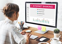 Internet Banking Online Summary Concept