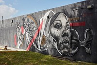                         Wall art in Miami, Florida's Little Haiti, long a neighborhood populated by many Haitian exiles, which in the early 21st Century became home to other Caribbean immigrants and Hispanics from elsewhere in Central and South America                        